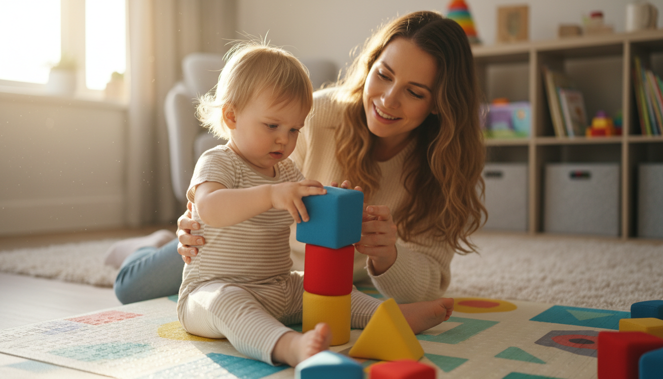 Unlocking Your Toddler’s Potential with a Wooden Educational Toy – toddler exploring locks and doors