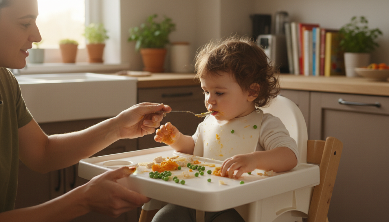 Why Toddler Mealtime Matters – toddler exploring food