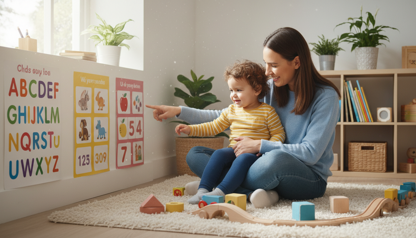 Developmental Perks of Educational Posters for Toddlers – toddler learning with vibrant visuals