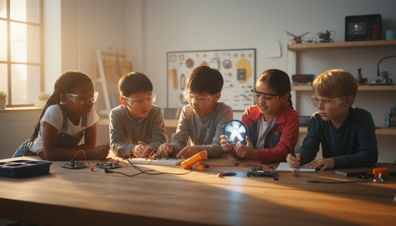 Snap Circuits Jr. SC-100 The STEM Kit That Clicks kit contents and projects
