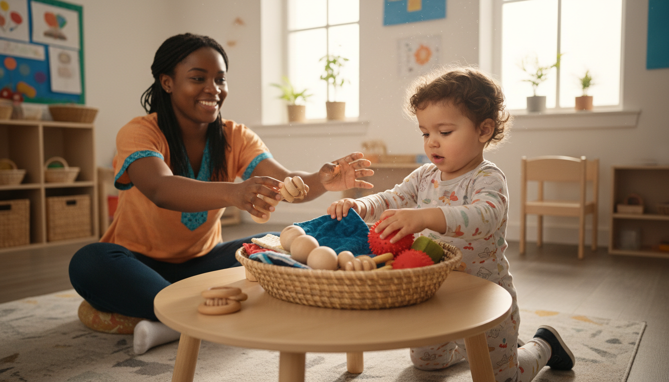 Why Fine Motor Skills and Hand-Eye Coordination Matter for Toddlers – toddler practicing fine motor skills