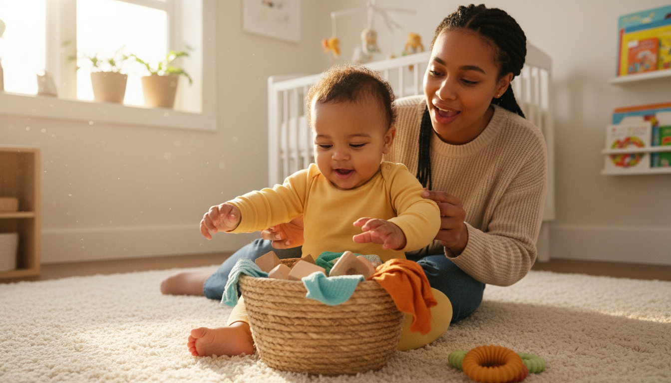 How Tactile Sensory Toys Support Your Baby’s Growth baby hands pressing colorful silicone bubbles