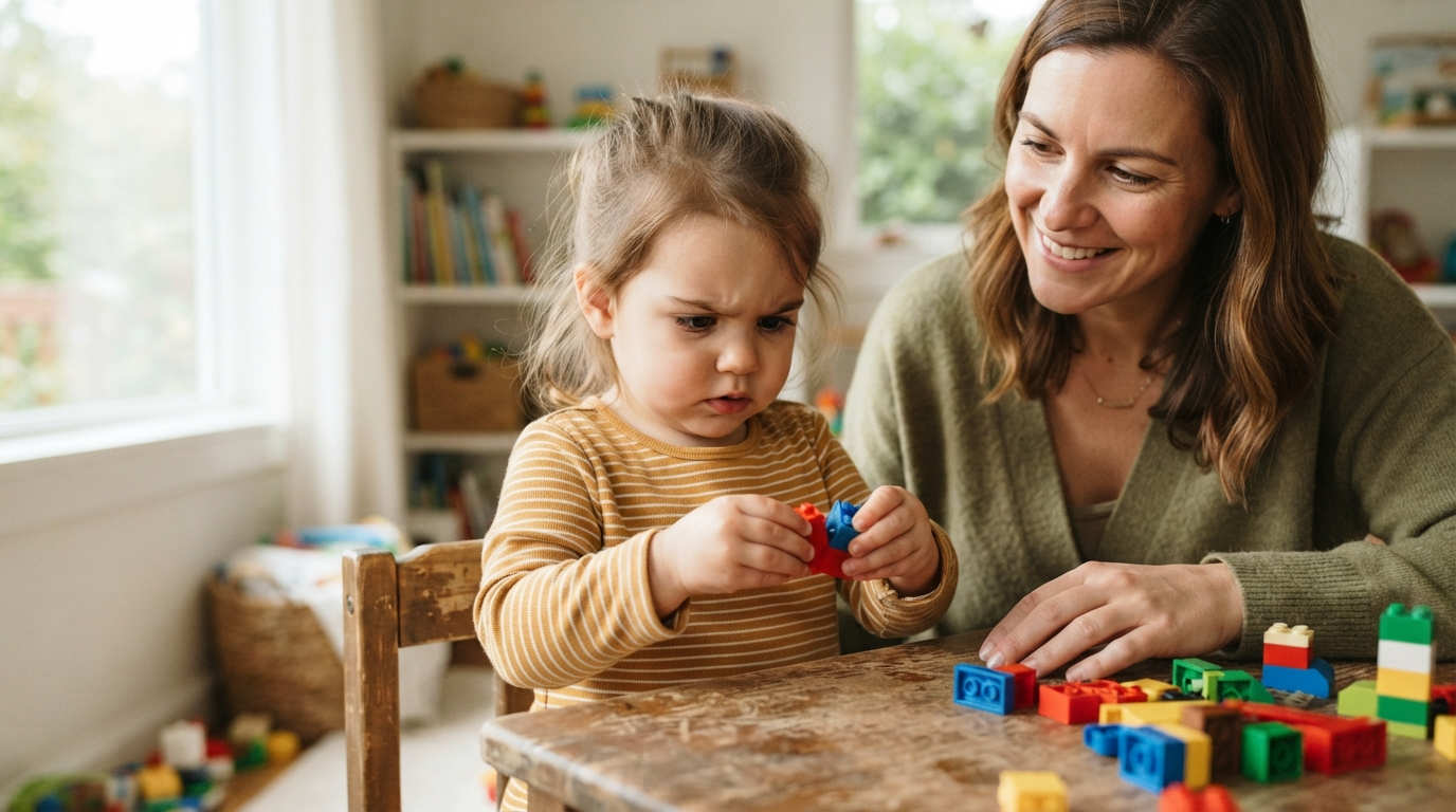How the 10-in-1 STEM Building Toy Set Highlights These Benefits – child assembling toy parts