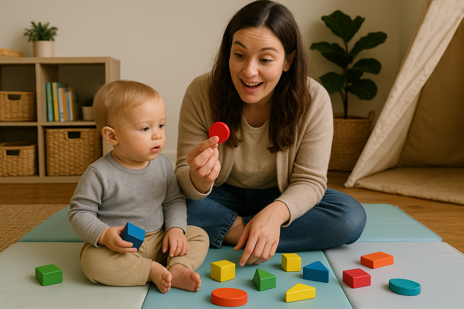 What Research Says About Active Play and Toddler Development toddler playing with toy blocks