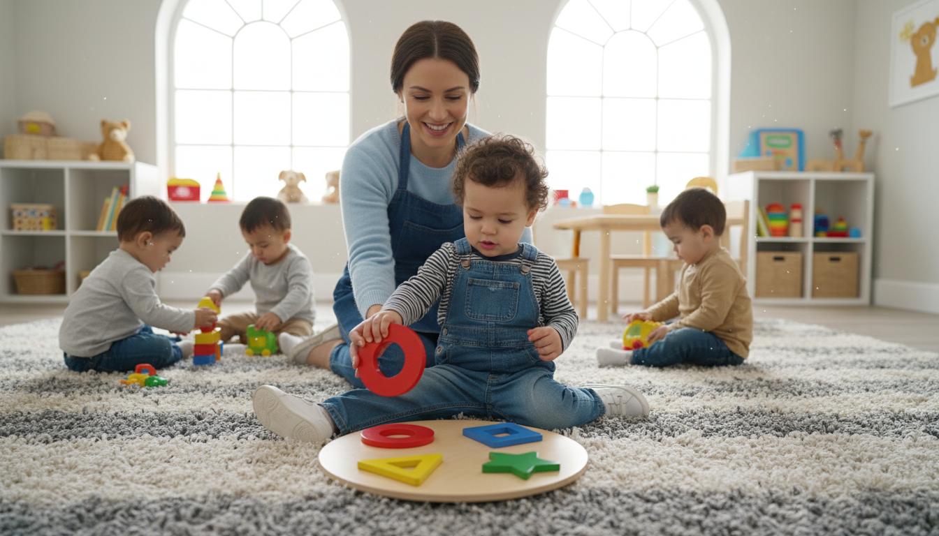 Meet the Learning Resources Hide & Seek Learning Treehouse toddler playing with number doors