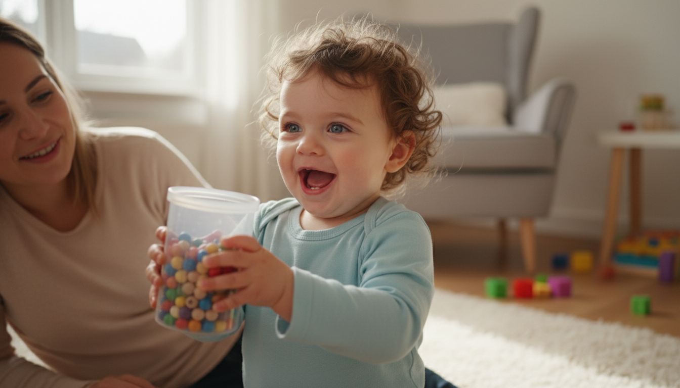 Expert Insights on Interactive and Musical Educational Toys – baby with musical toy