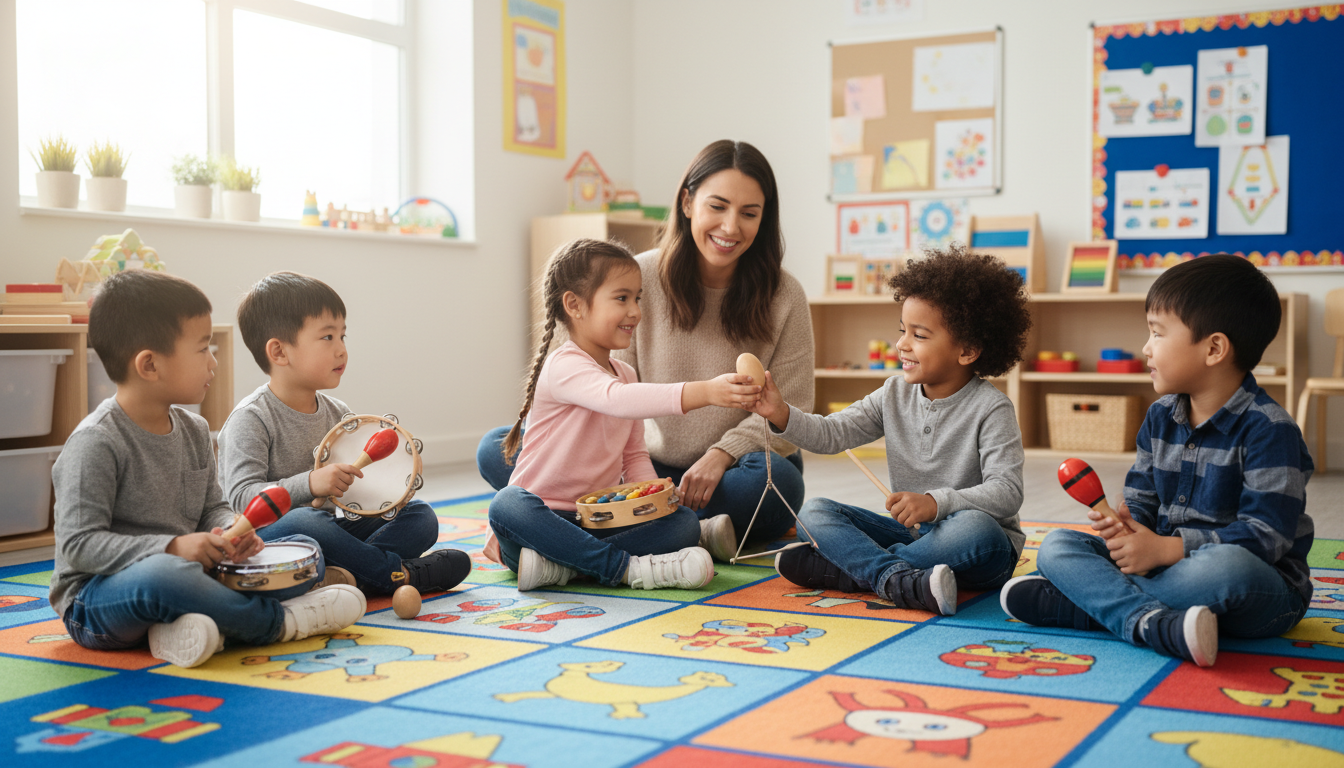 Safety and Age-Fit Considerations – child handling wooden instrument