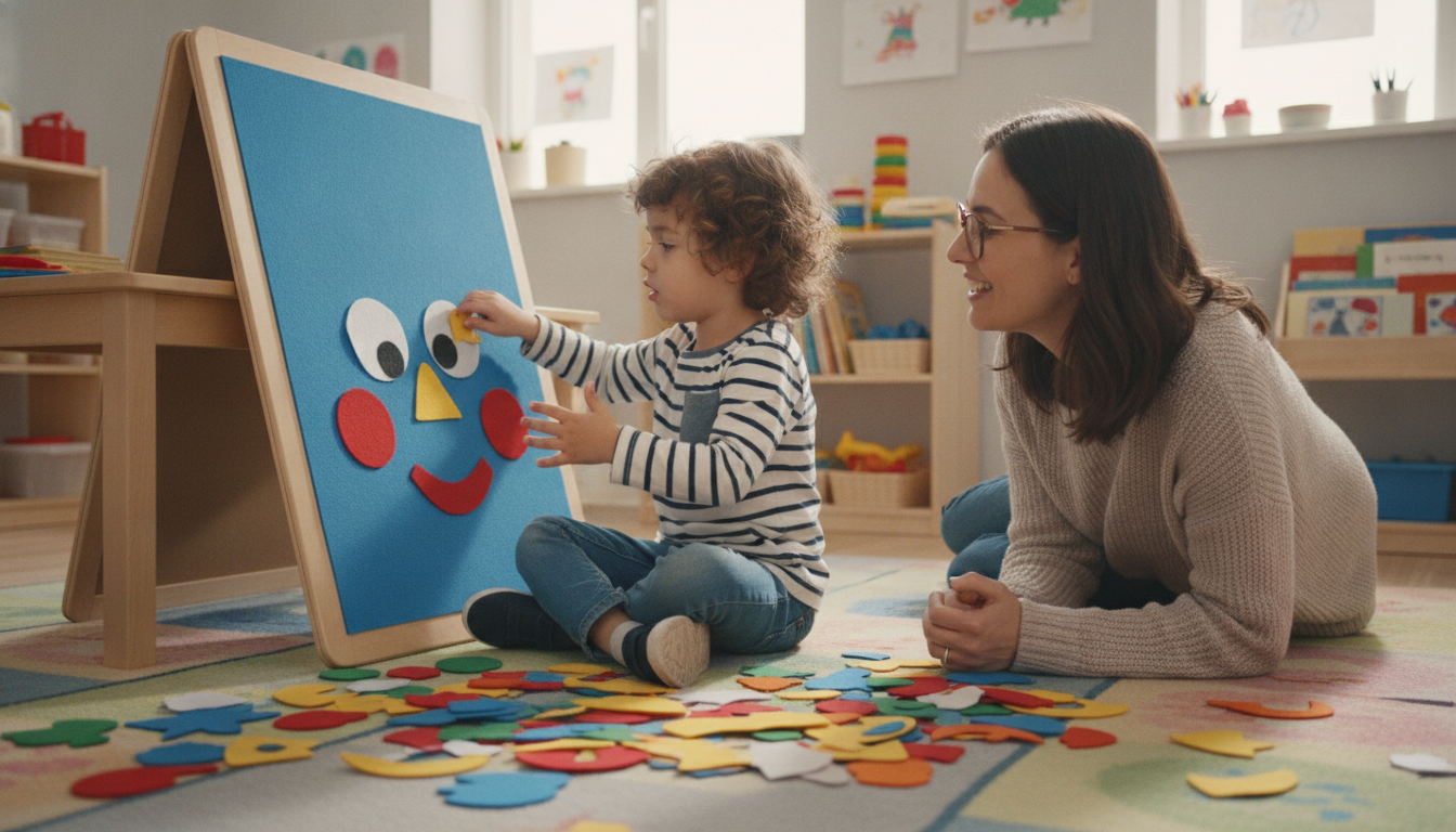 Book shaped storage case for magnetic toy