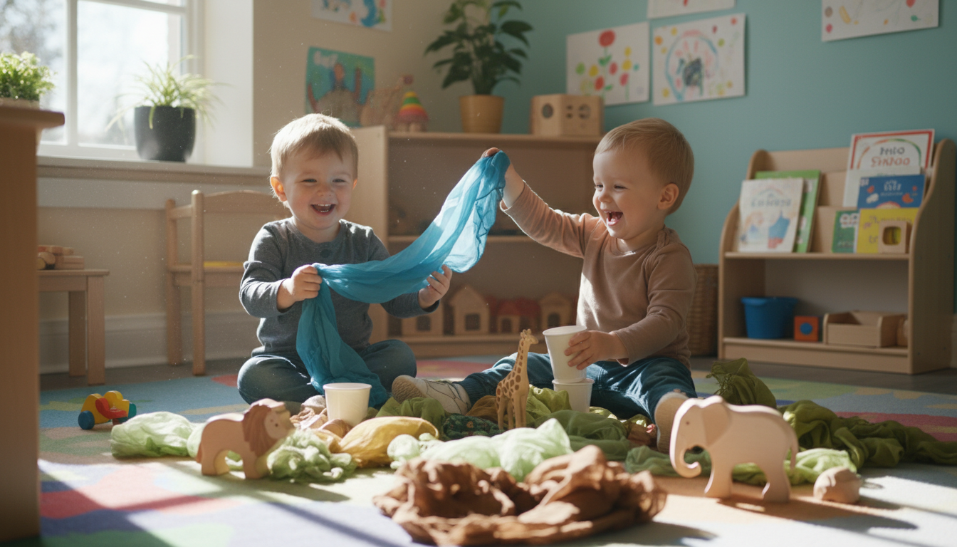 Expert Advice on Animal Figurines and Toddler Growth – child playing with animal toys