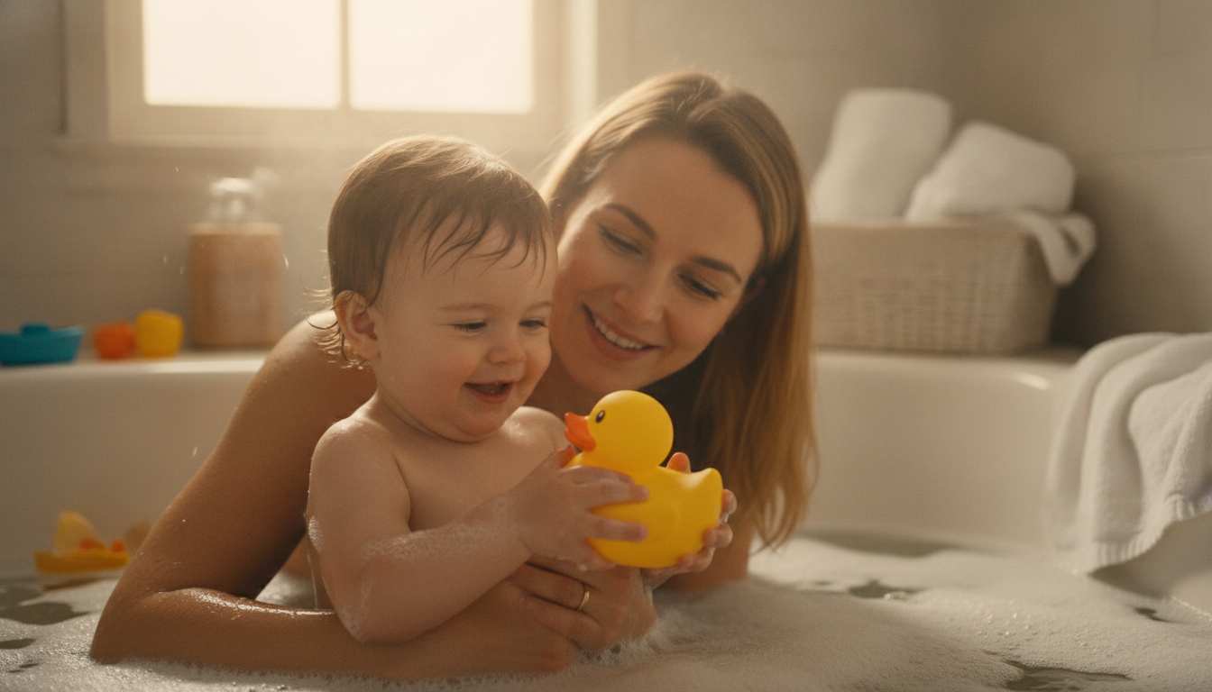 Spotlight on the LiKee Strong Suction Cup Rotating Sensory Bath Toy spinning suction cup