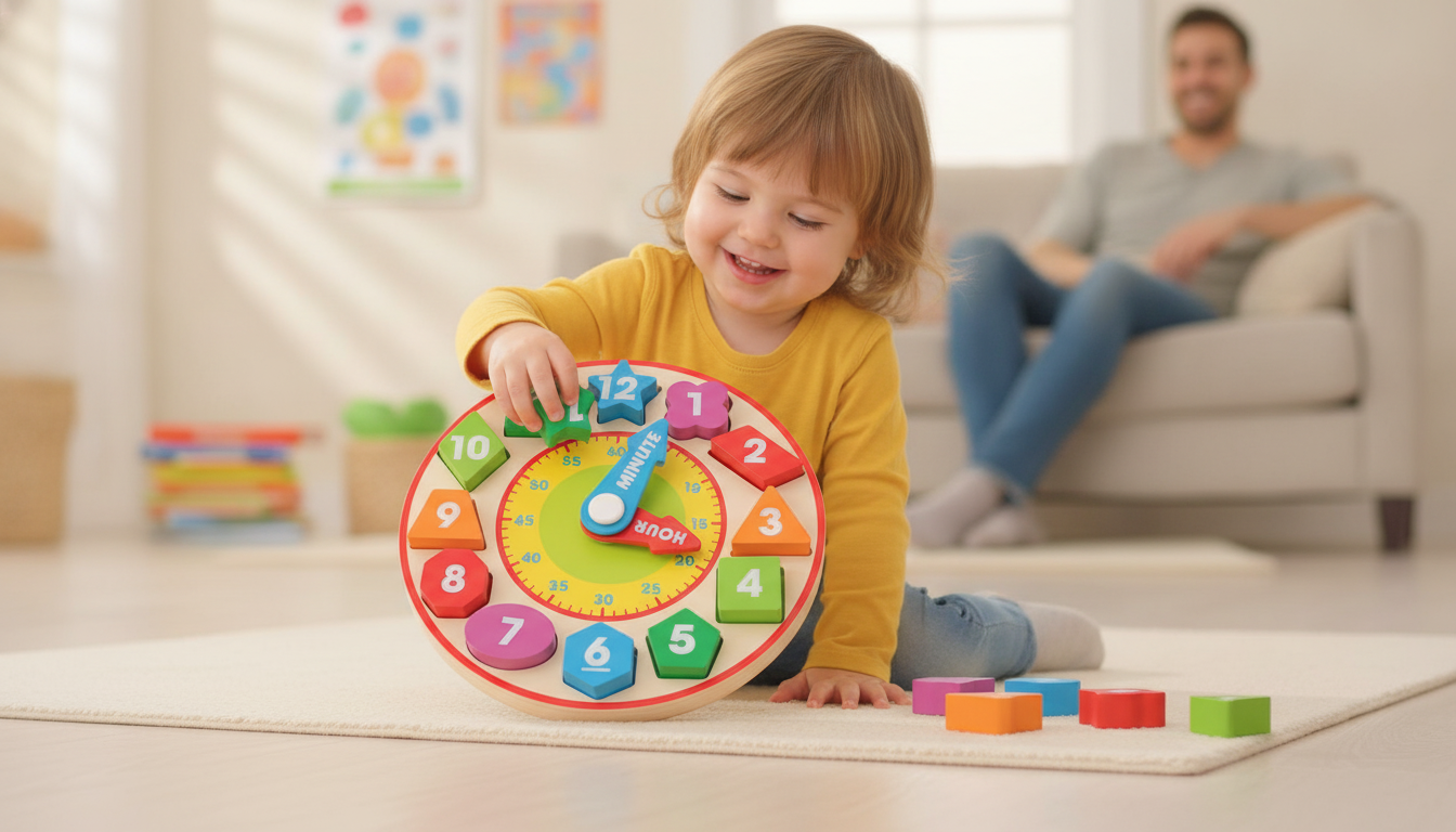 Melissa & Doug Shape Sorting Clock toy