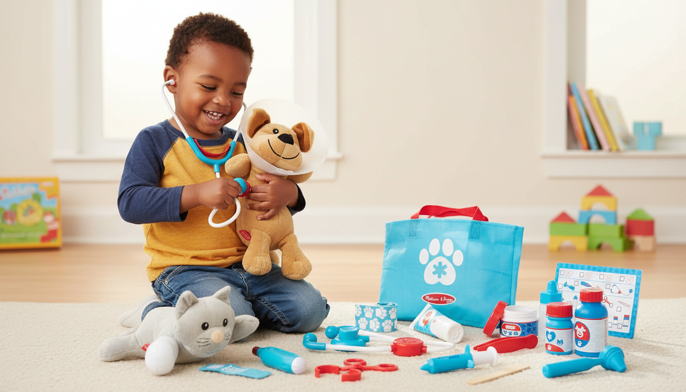 Melissa & Doug Pet Vet Play Set hero image
