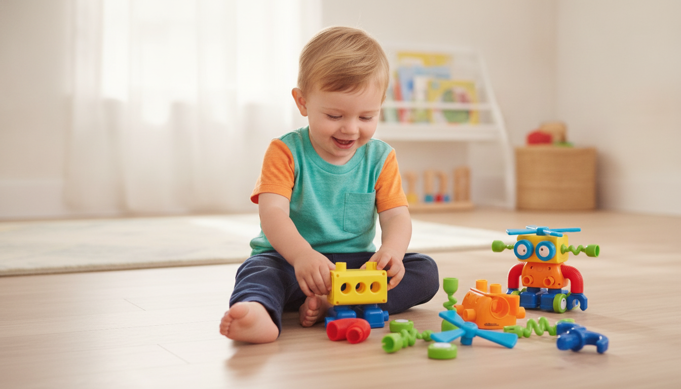 Learning Resources 1-2-3 Build It Robot Factory