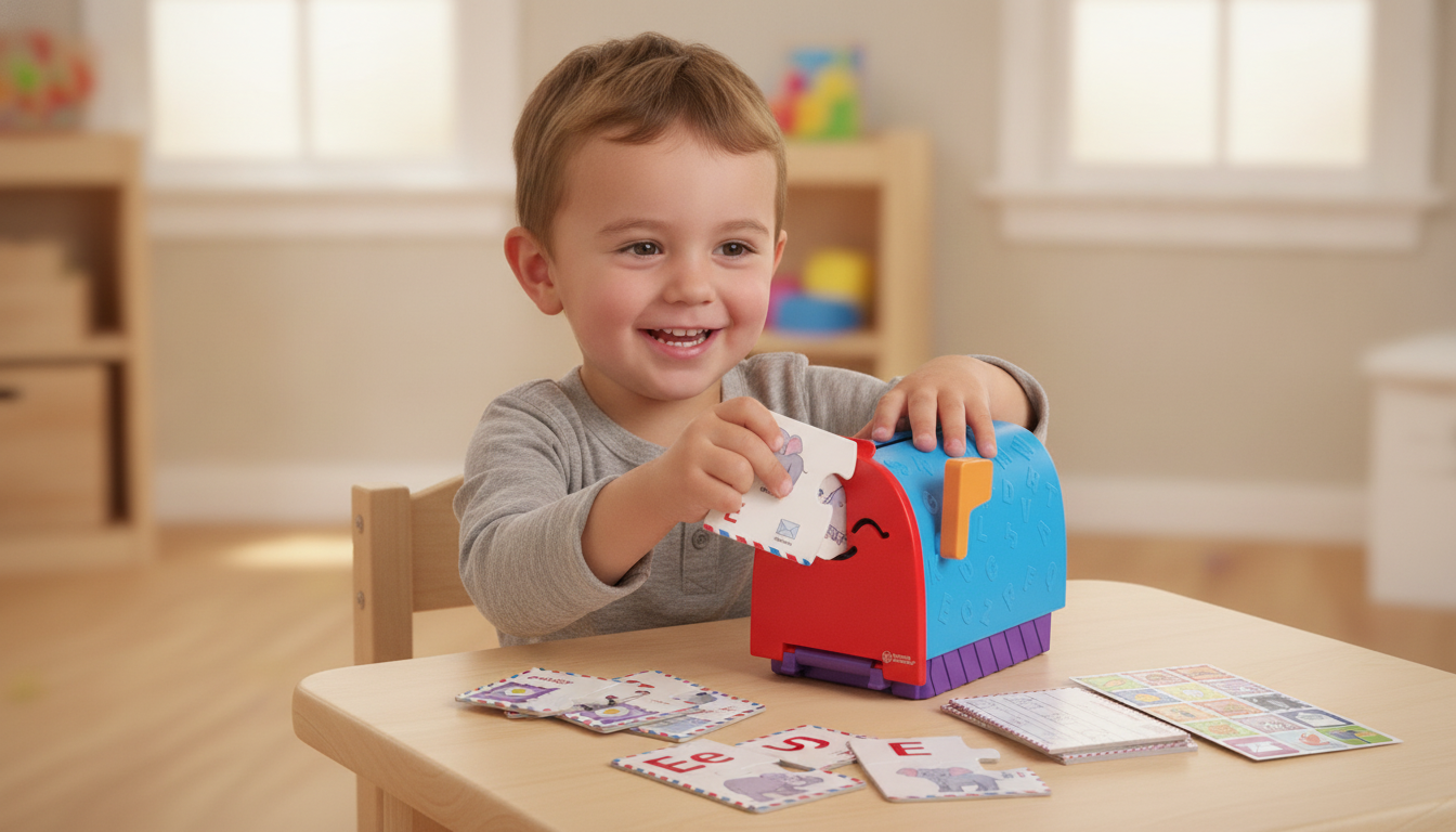 Alphabet Learning Mailbox
