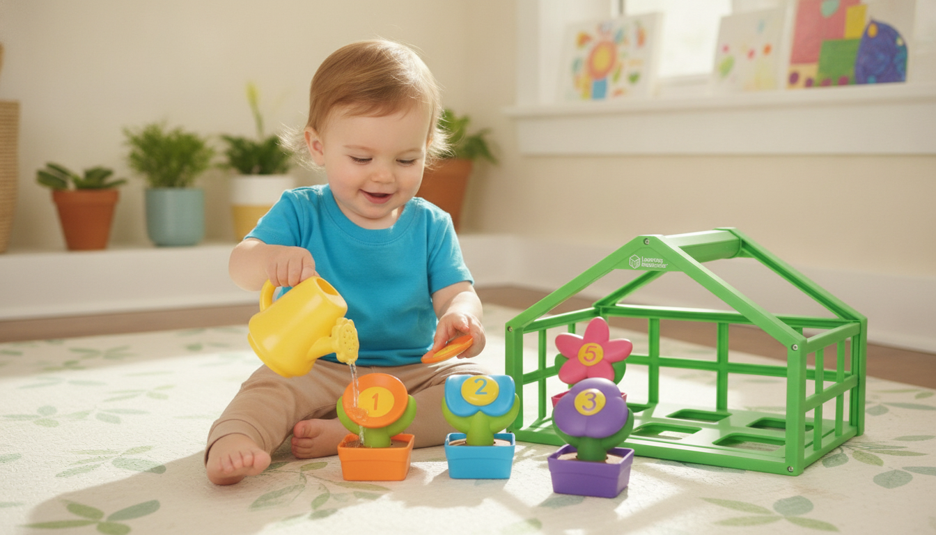 Learning Resources Growing Greenhouse Color & Number Playset