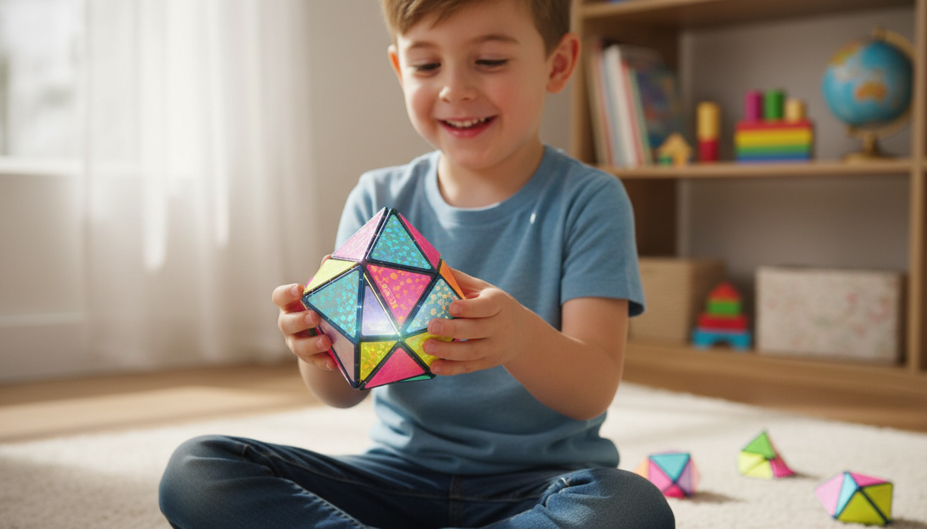 TOSY Magnet Pyramid Glow with 1 Billion Shapes