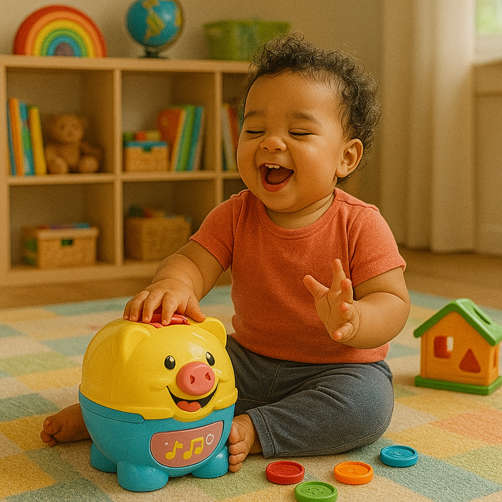 Fisher-Price Laugh & Learn Smart Stages Piggy Bank Toy
